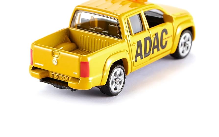 Amazon.com: SIKU 1469, VW Amarok ADAC Pick-up, Metal/Plastic